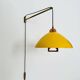 Large Adjustable Brass Wall Lamp
