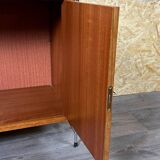 60s 70s teak shelf wall shelf WHB Germany string shelf Danish design