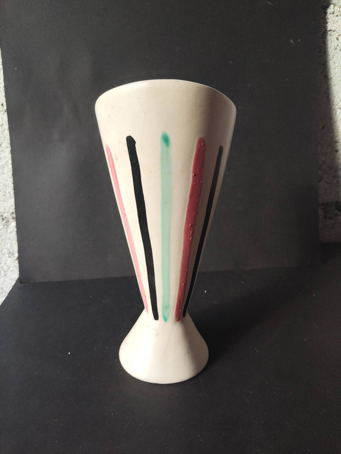 Saint-Clément vase, modernist French ceramic – 1950s–1960s