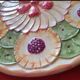Large Barbotine pie plate