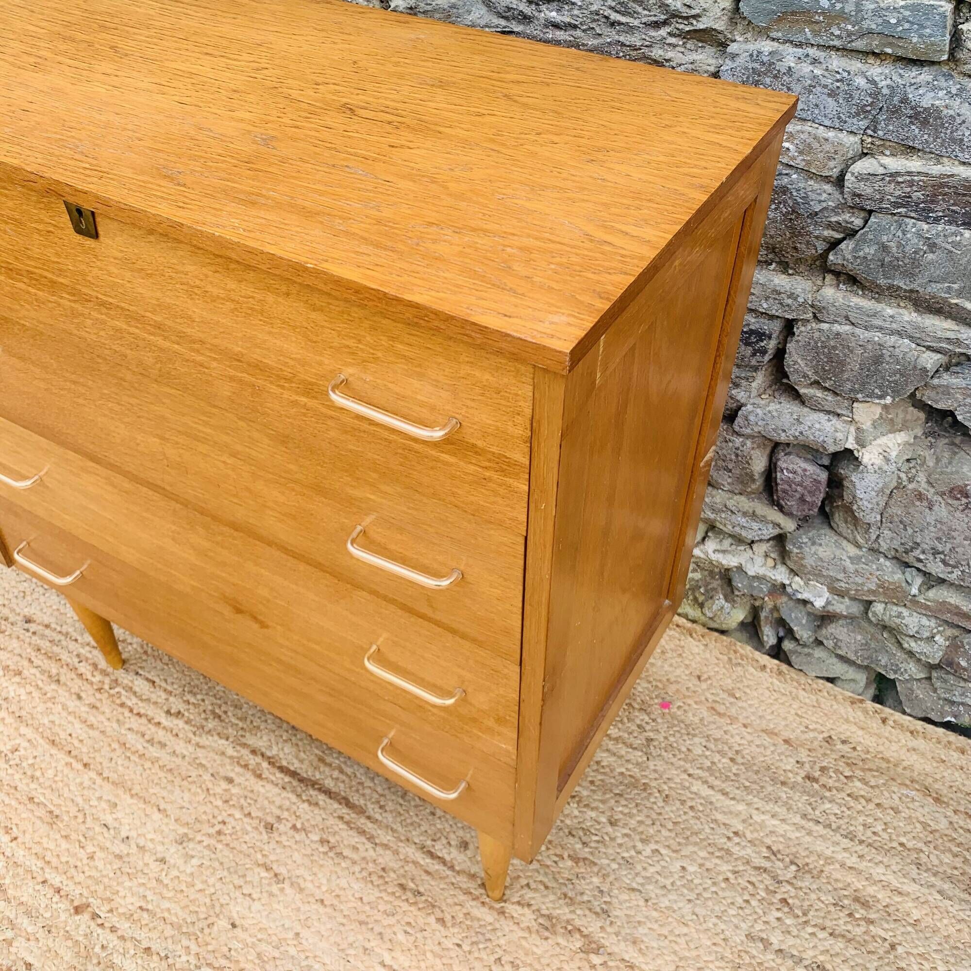 Vintage chest of drawers with 4 drawers – 1960s/70s