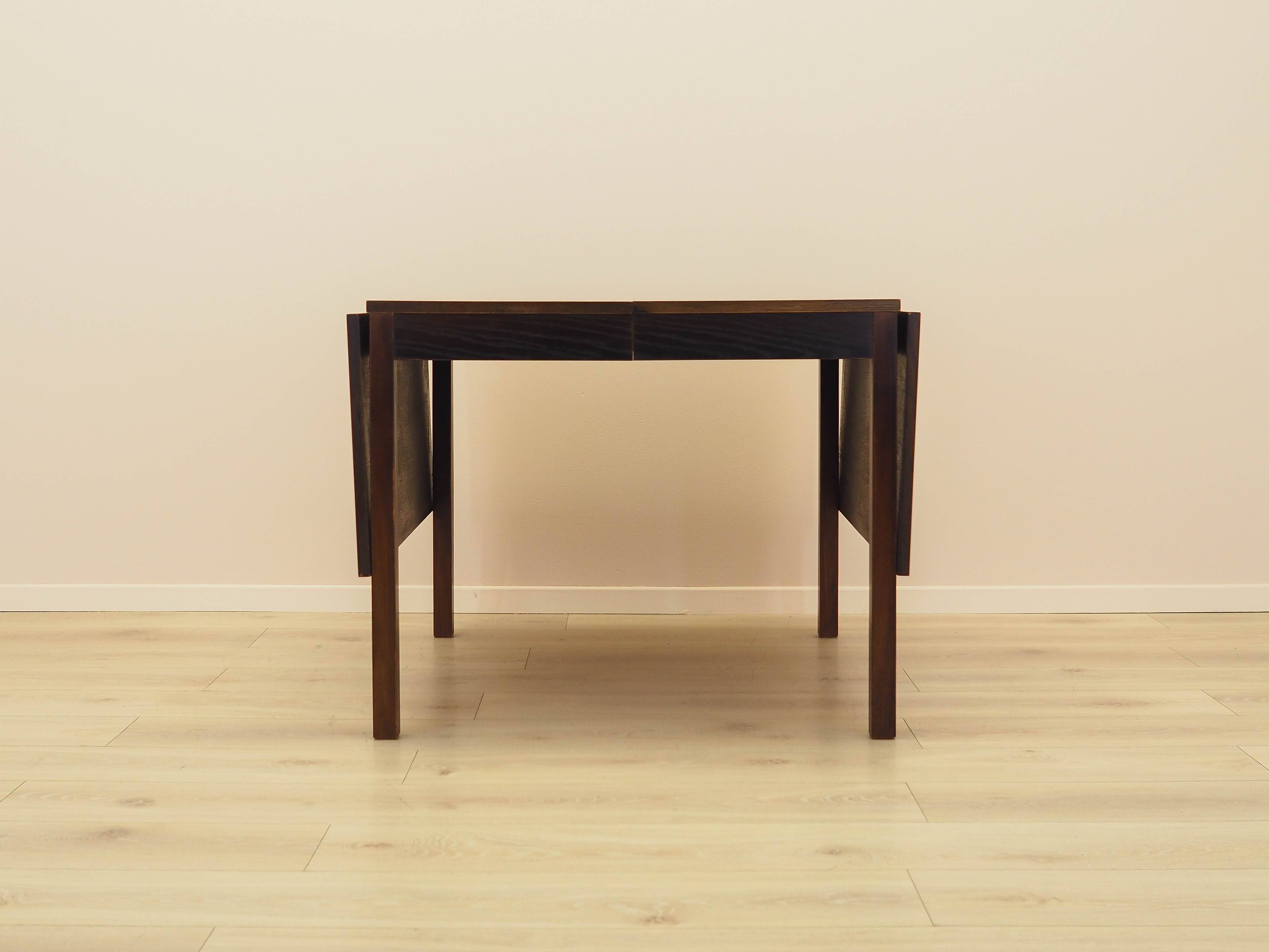 Oak table, Danish design, 1970s, made in Denmark