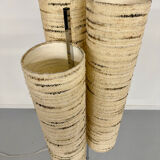 Ancien lampadaire des années 70 design Lemag vintage chromé 