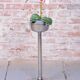 Bauhaus Pedestal in Metal, Czech, 1970s