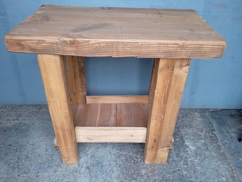 Workbench 90cm old solid wood