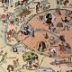 Affiche ancienne carte illustrée de Paris 1939 - JP Pinchon