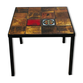 Vallauris ceramic coffee table, France 60s