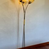 Vintage 1950s floor lamp with 3 flexible lights