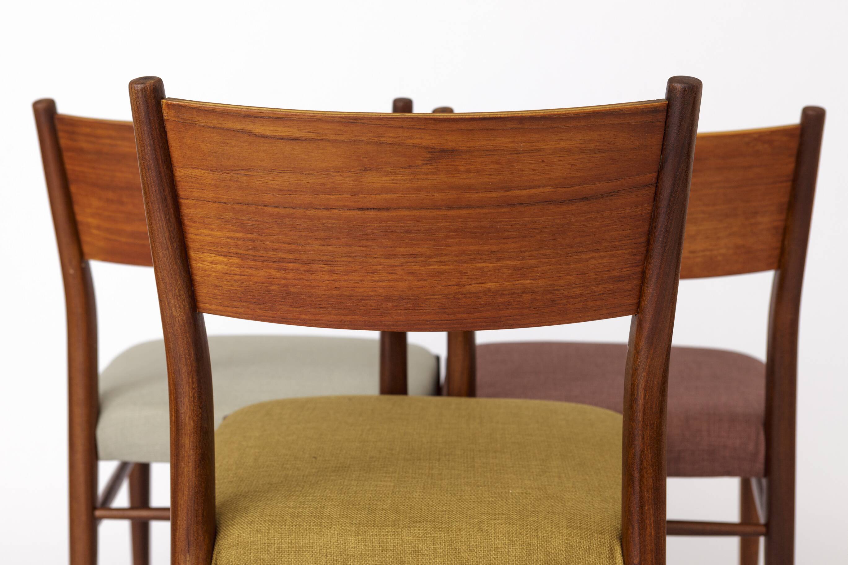 5 Lübke Chairs 1960s Germany Vintage