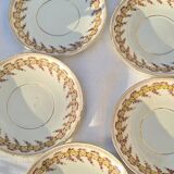 Tasses porcelaine opaque Gien début Xxieme
