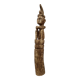 Ancient wooden ancestor statue of the Leti Islands, Indonesia