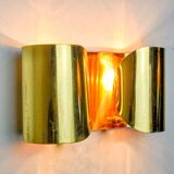 “Foglios” wall lamp in brass, Italy, 1970