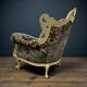 Fauteuil baroque vintage / fauteuil / fauteuil