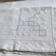 Linen sheet MLD lozenges and double day scale