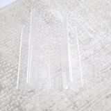 M-shaped plexiglass magazine rack