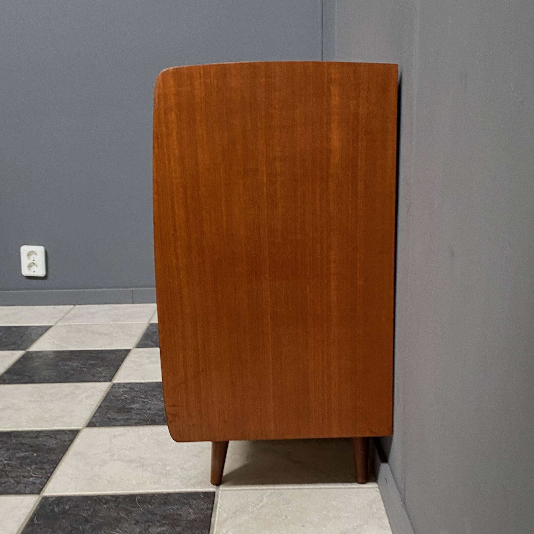 1960s wood Schoe cabinet