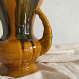 Vase with double ceramic handles
