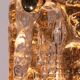 Wall lamps by Carl Fagerlund, Orrefors glass by Lyfa Denmark model Gefion