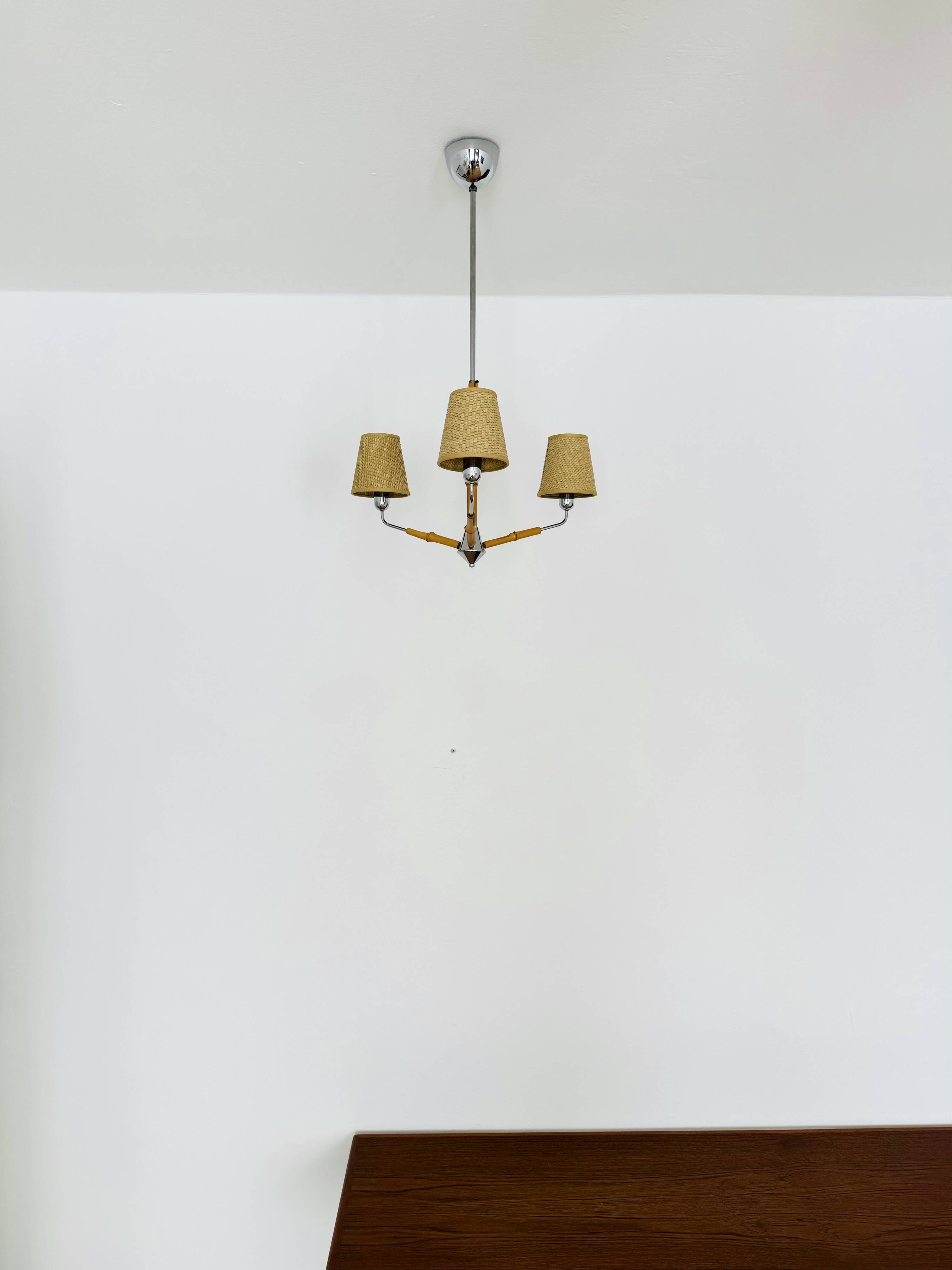 Bamboo Chandelier by Rupert Nikoll