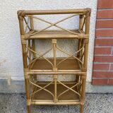 Vintage rattan shelf