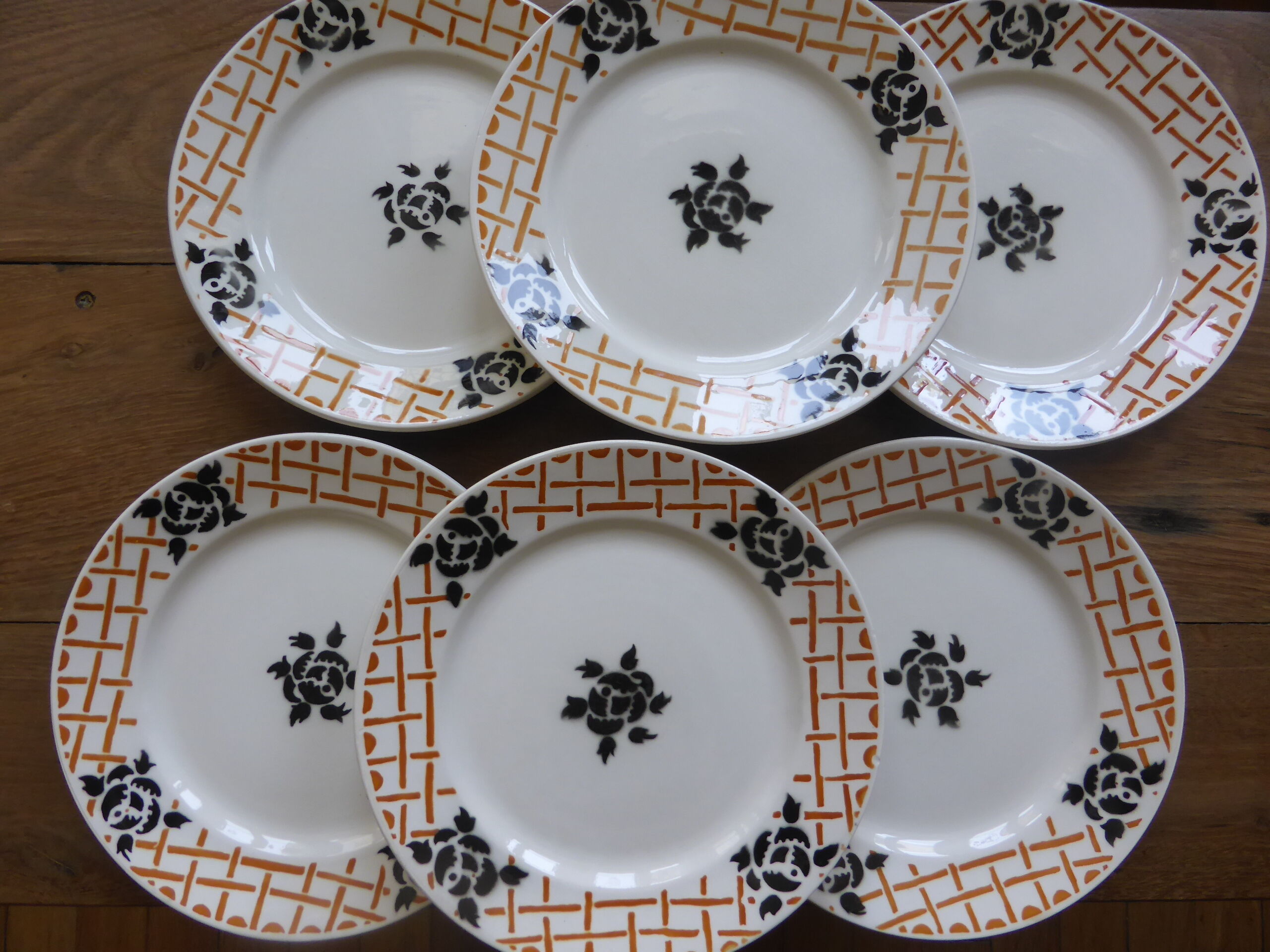 6 Flat plates Badonviller model Roscoff