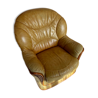 Fauteuil cuir salon