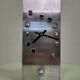 Vintage aluminum table clock from the 70s