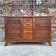 Buffet reconstruction René Gabriel vintage, meuble ancien dit de sinis