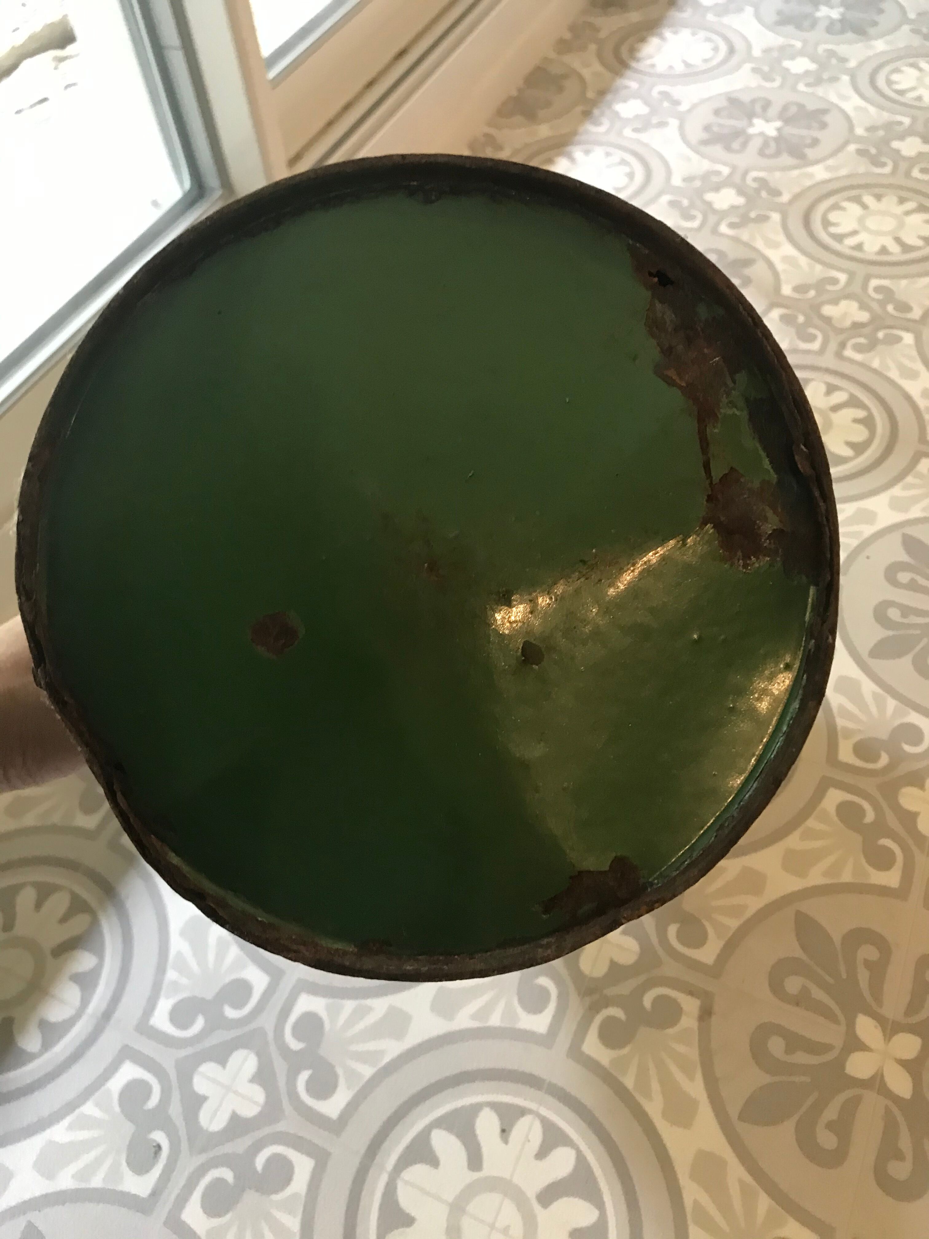 Water jug flower pot enamel