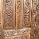 Wardrobe with exotic carved doors