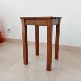 Vintage oak stool 70s/80s