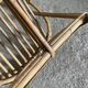 Vintage rattan children's armchair 1960s