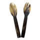 Horn salad servers