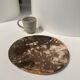 Dish in petrified wood