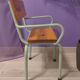 Fauteuil d'école enfant vintage années 50