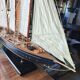 Large model of a three-masted ship, 105 cm x 100 cm x 20 cm.
