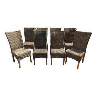 Elips rattan chairs