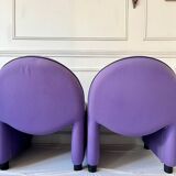 Vintage wool armchair from the 80s