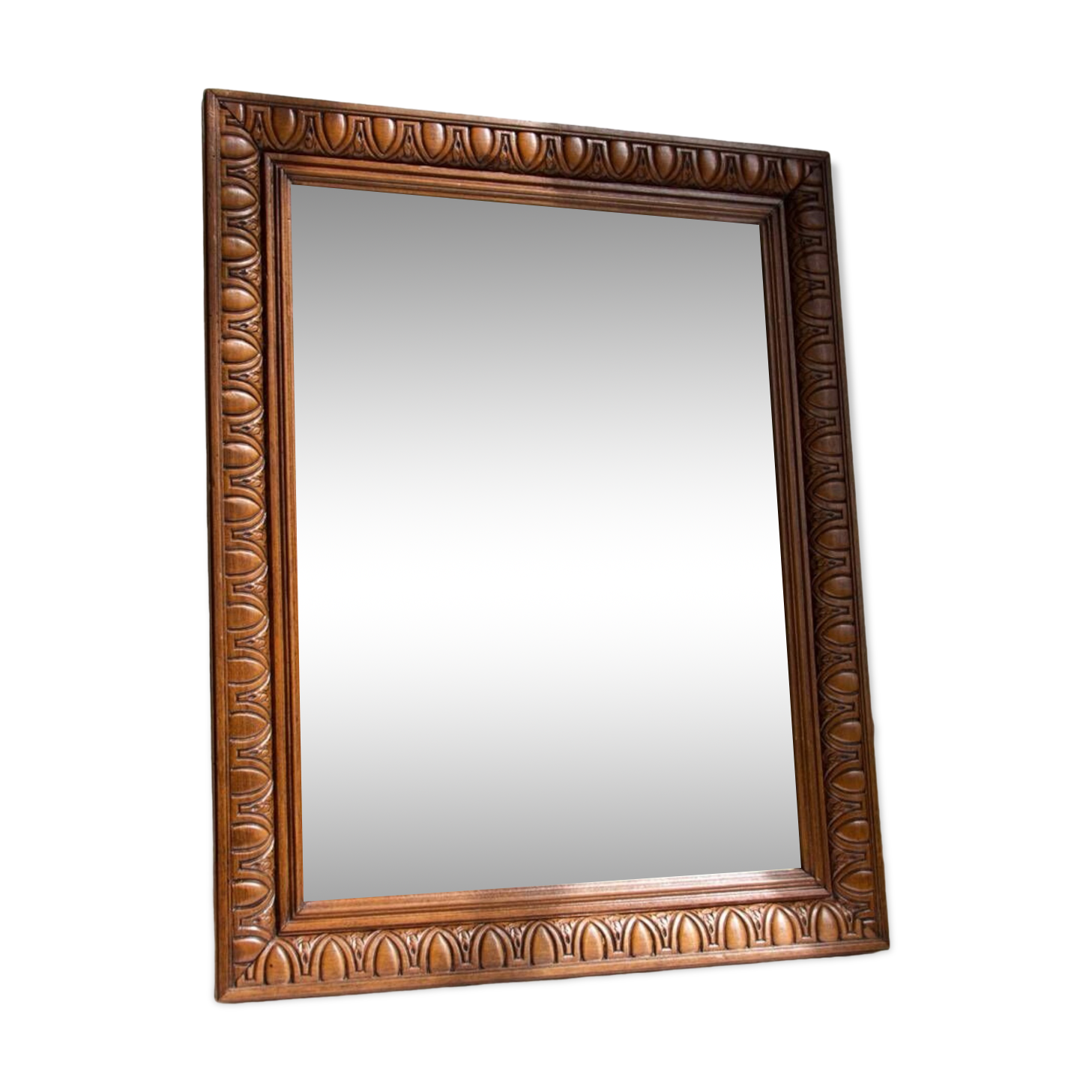 Old wooden mirror