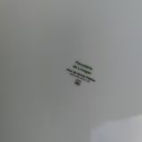 Guy Degrenne serving dish in Limoges porcelain, Venice Day Platinum