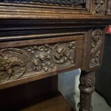 Antique buffet richly carved – Renaissance / Henry II style