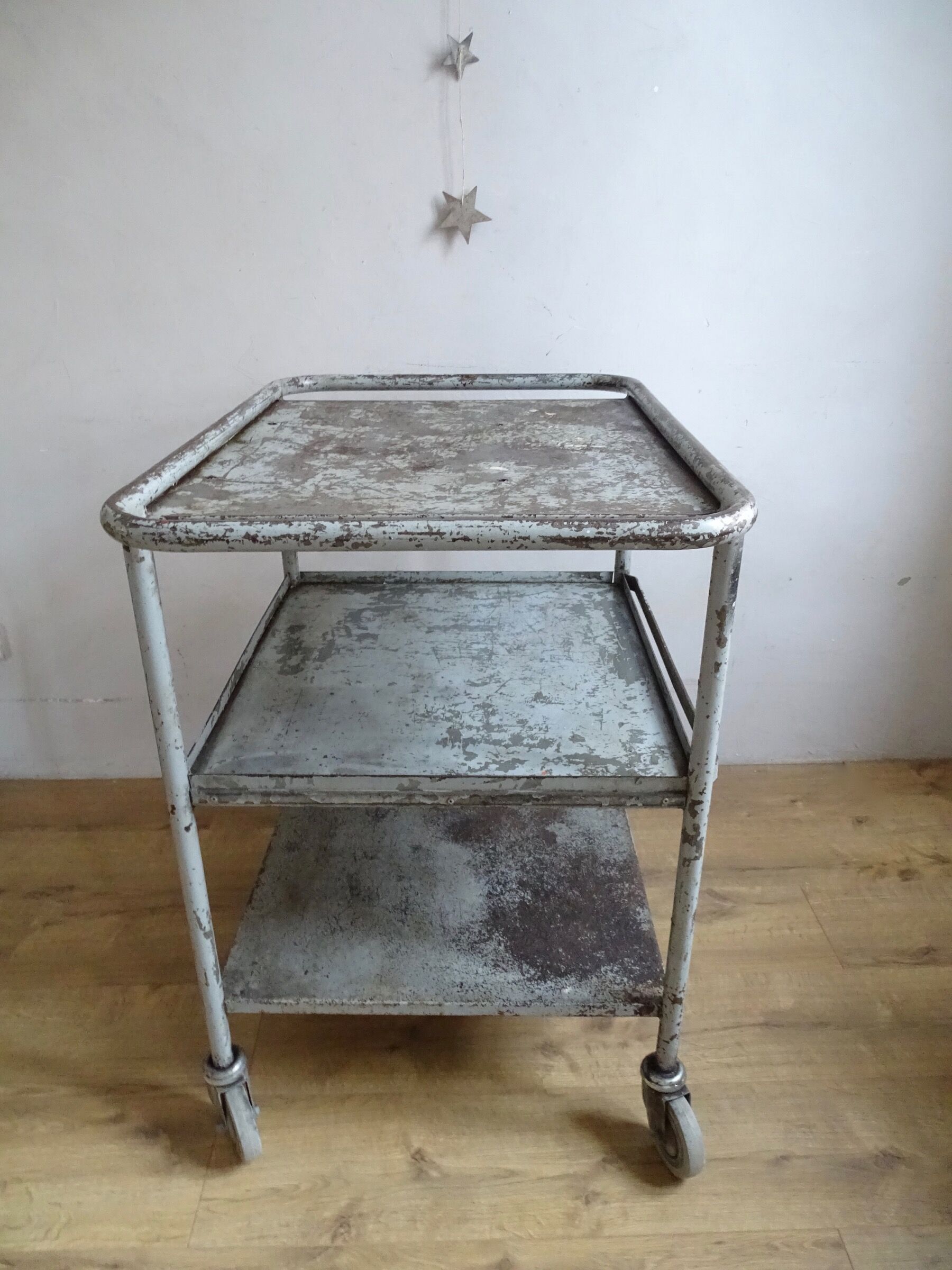 Industrial serving table