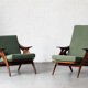Ensemble de fauteuils de De Ster Gelderland, design hollandais des années 1960
