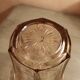 Vase "fleur" en verre rose