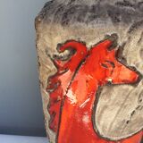 Vase Scheurich XL, West Germany of the 60s