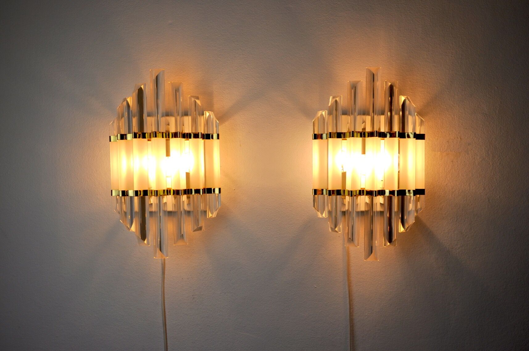 Pair of sconces, Italy, 1970