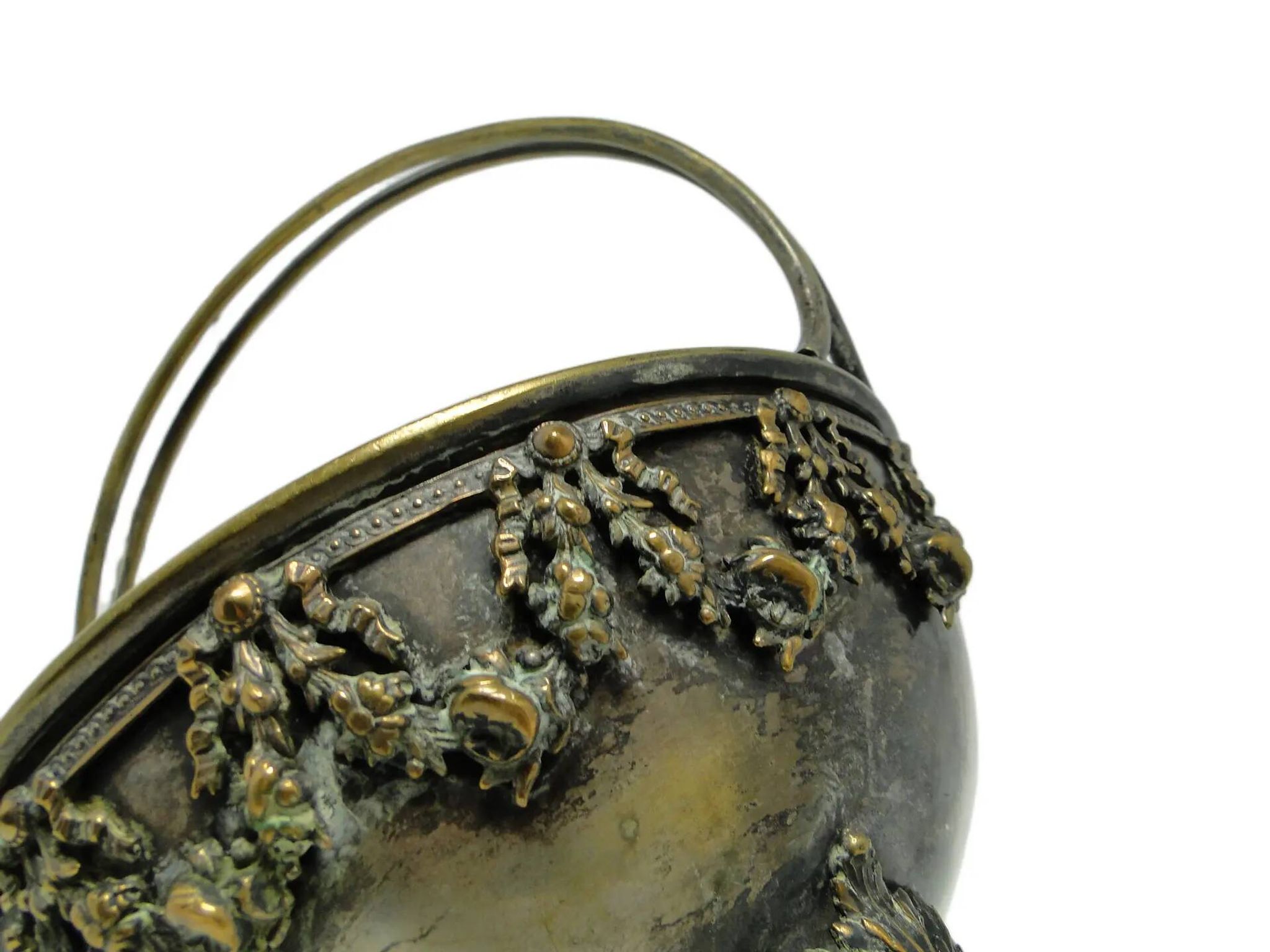 Baroque decorative bowl, brass, Germany, 1930s.
