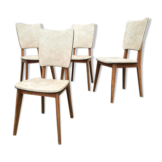 Lot of 4 chairs from the 60s