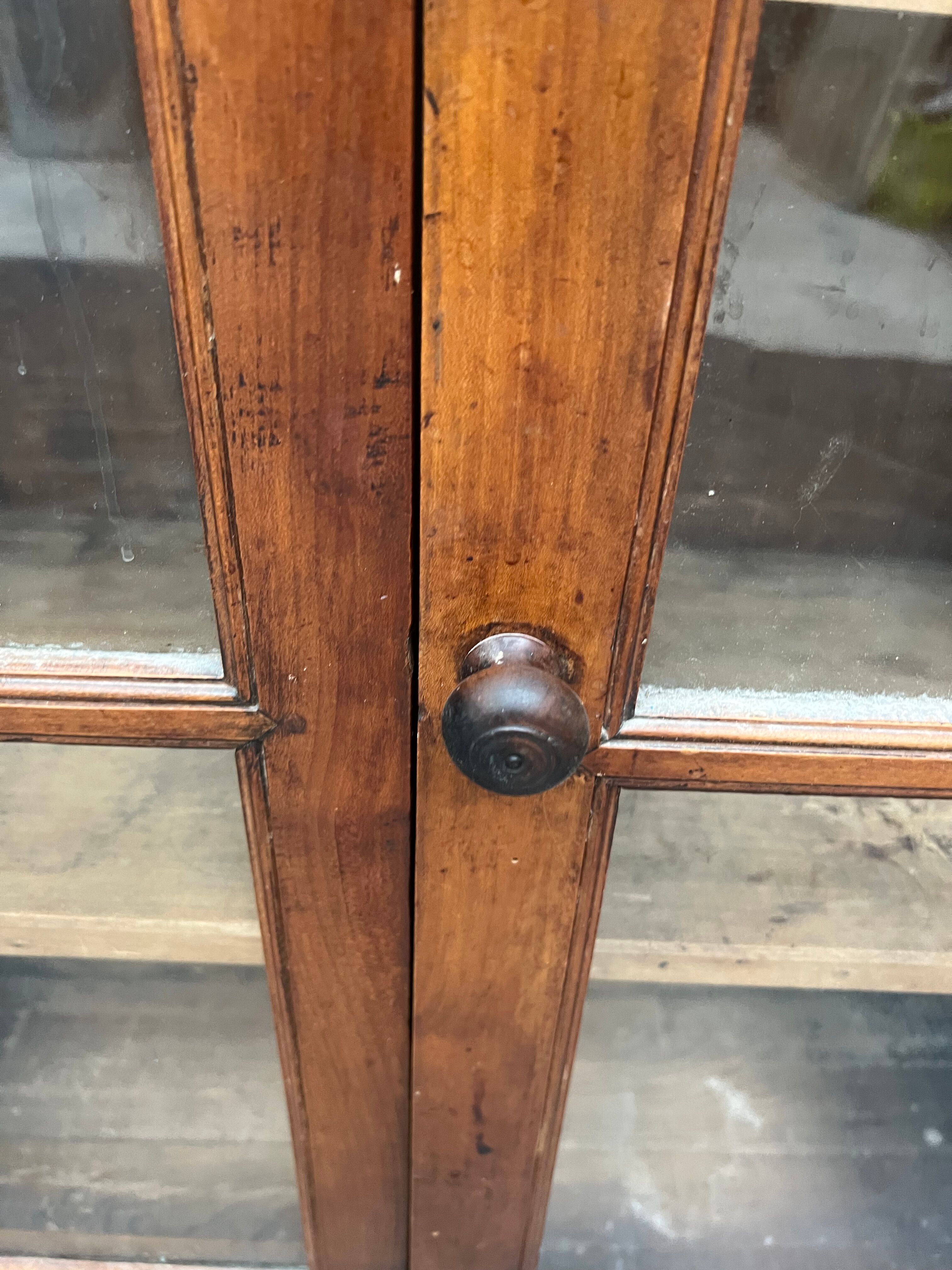 Showcase, wooden library.