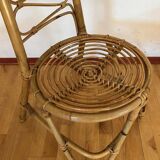 Vintage Bamboe chair by Dirk Van Sliedrecht
